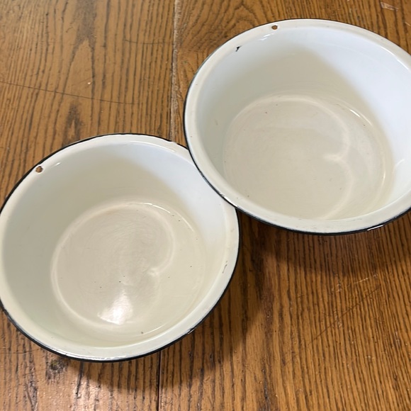 vintage enamel Kitchen Vintage Enamel Bowls Poshmark